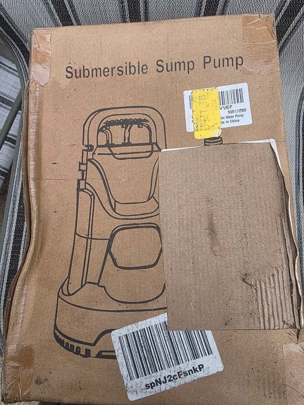 Submersible Sump Pump 110V-120V 60Hz